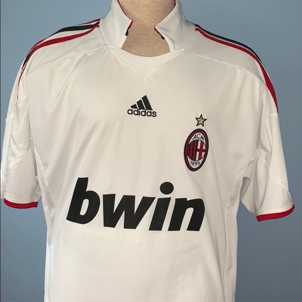 Adidas 2008 AC Milan White Jersey